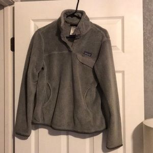 Gray Patagonia Sweater-Small Burn Mark on Arm